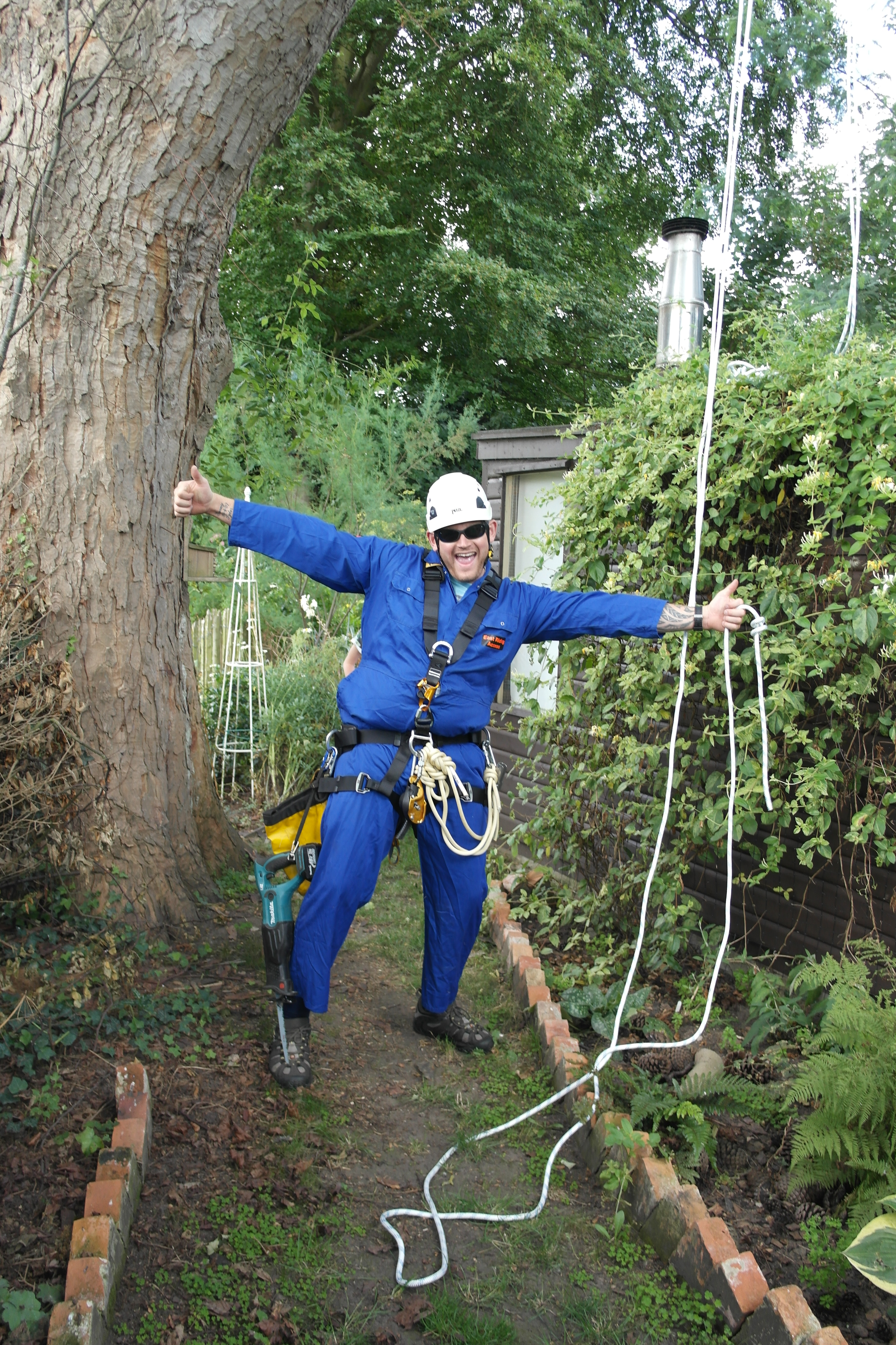 Getting ready to climb